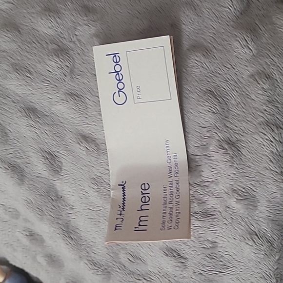 Hallo I'm here Salut vintage Goebel Hummel 478 1987 - Picture 17 of 17